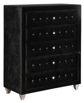 Coaster Deanna 5-drawer Rectangular Chest Black Model 206105